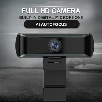 

Webcam 4K HD 1080P autofocus Camera Built-in Microphone USB Webcam Computer Classes Video Chat Desktop Mini Computer Camera