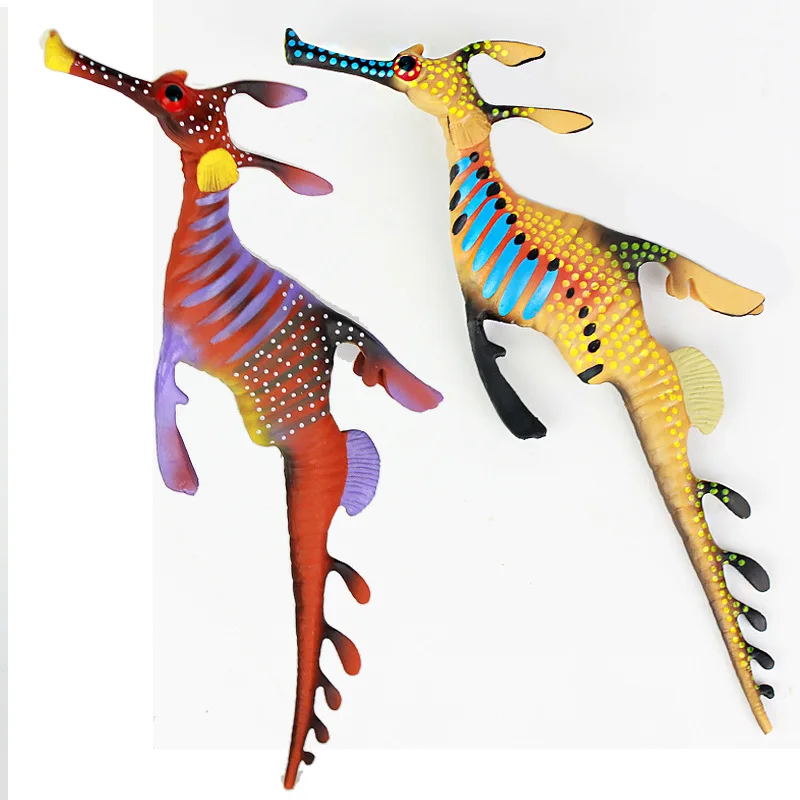 Модель морского организма, модель водорослей, Seadragon, игрушка гиппокамп, пластиковая сплошная статическая детская игрушка, украшение, подарок