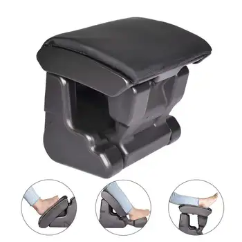 

Multifunction Adjustable Footrest with Removable Soft Foot Rest Pad Pedal Foldable for Car,Under Desk, Home