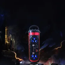 Новая портативная звуковая система 3D стерео светодиодный BT4.2 динамик беспроводной FM стерео громкий Бас Сабвуфер AUX USB TF Z728