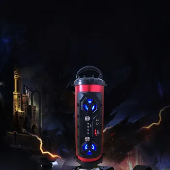 

2019 New Portable Sound System 3D Stereo LED BT4.2 Speaker Wireless FM Stereo Loud Bass Subwoofer Aux USB TF Z728