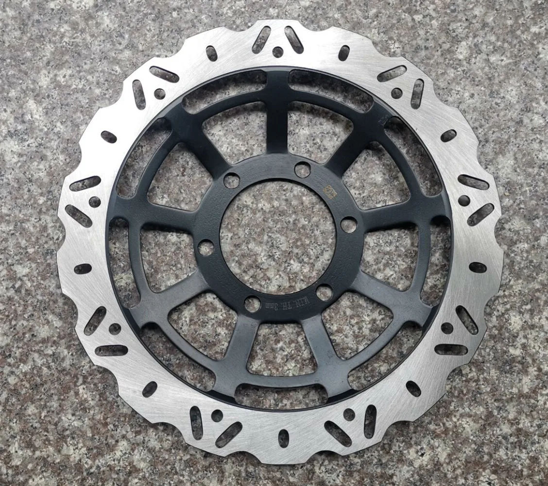 Motorcycle Front Brake Disc Convex Brake Rotor for Yamaha Suzuki Thickness 3 MM Outer diameter 300MM