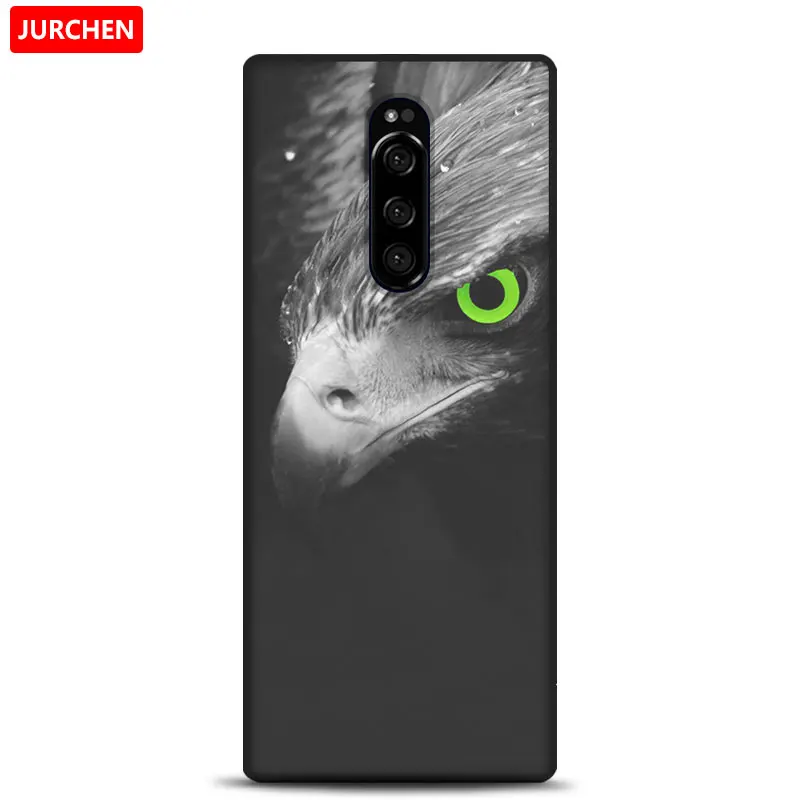 3 Чехол jurchen для sony Xperia 1, чехол для Xperia One, милый мультяшный Мягкий силиконовый чехол из ТПУ для sony Xperia1 sony 1, чехол - Цвет: 3