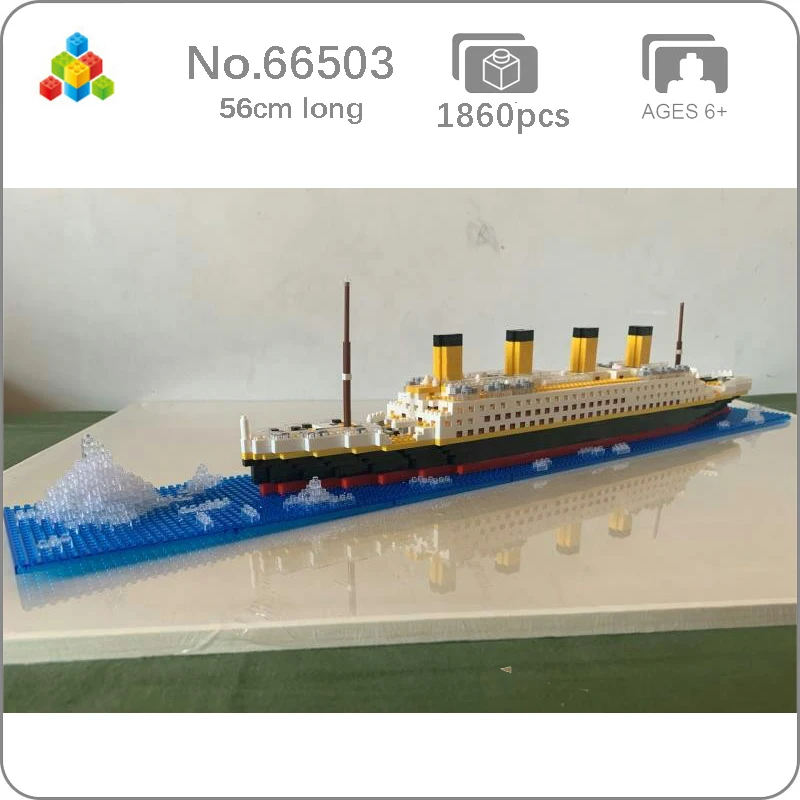 YZ Титаник корабль лодка Iceverg фильм 3D модель Сделай Сам Мини Алмазные Кирпичи