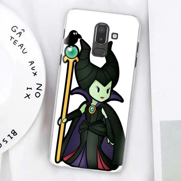 Чехлы Angelina Jolie Maleficent для samsung Galaxy J4 Plus J6 Plus J8 J3 J5 J7 J5 Prime жесткий чехол - Color: 02
