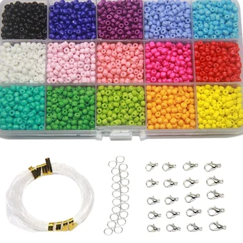 

DIY Jewelry Bracelet Making Millet Beads Set Bracelet Necklace Making Materials DIY Bead Bracelet Making