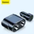 Baseus Car Splitter 12V-24V Dual USB Car Charger 100W Car Cigarette Lighter Socket Splitter Power Adpater For Auto USB HUB