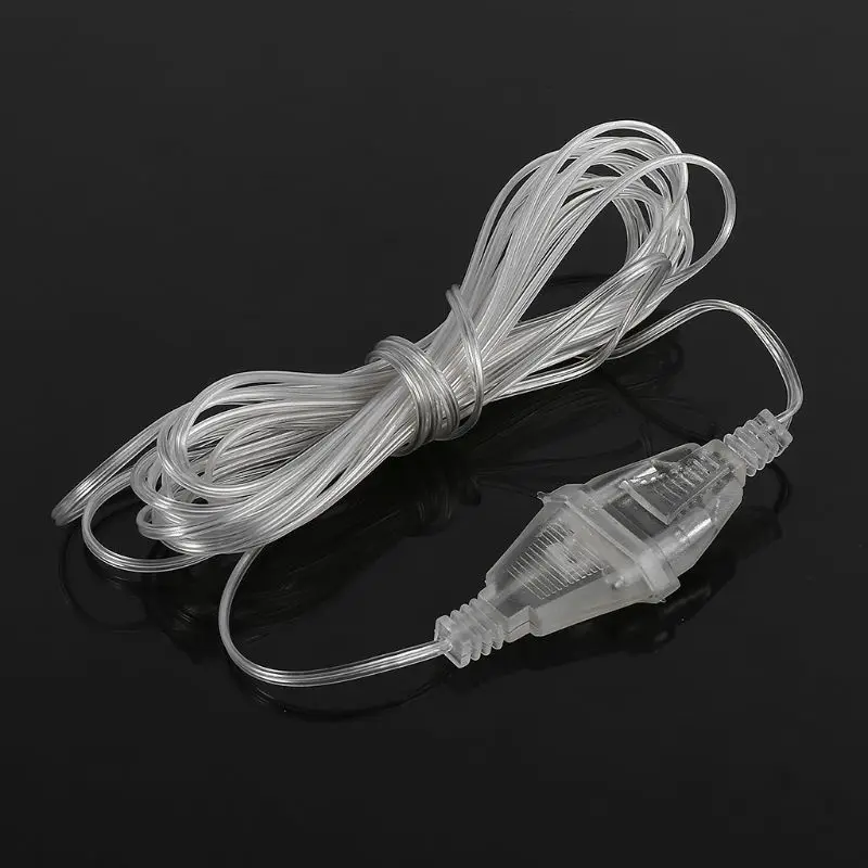 

5m Power Extension Cable Extender Wire For LED String Light Christmas Lights EU Plug AXYC