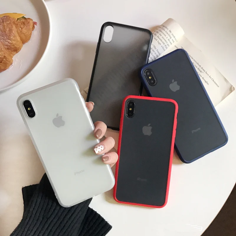 Ударопрочный чехол-накладка для apple iPhone X XS Max XR прозрачная задняя крышка с