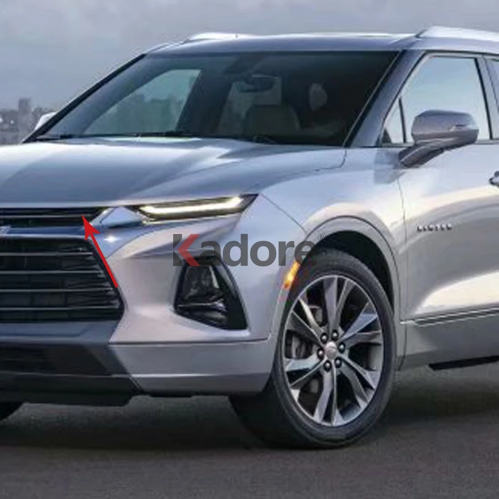 Для Chevrolet Blazer хромированный передний противотуманный светильник, накладка на противотуманный светильник, молдинг, декоративный ободок, защита, автомобильные аксессуары