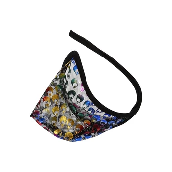 

Men Peacock Feather Pattern C - String Black