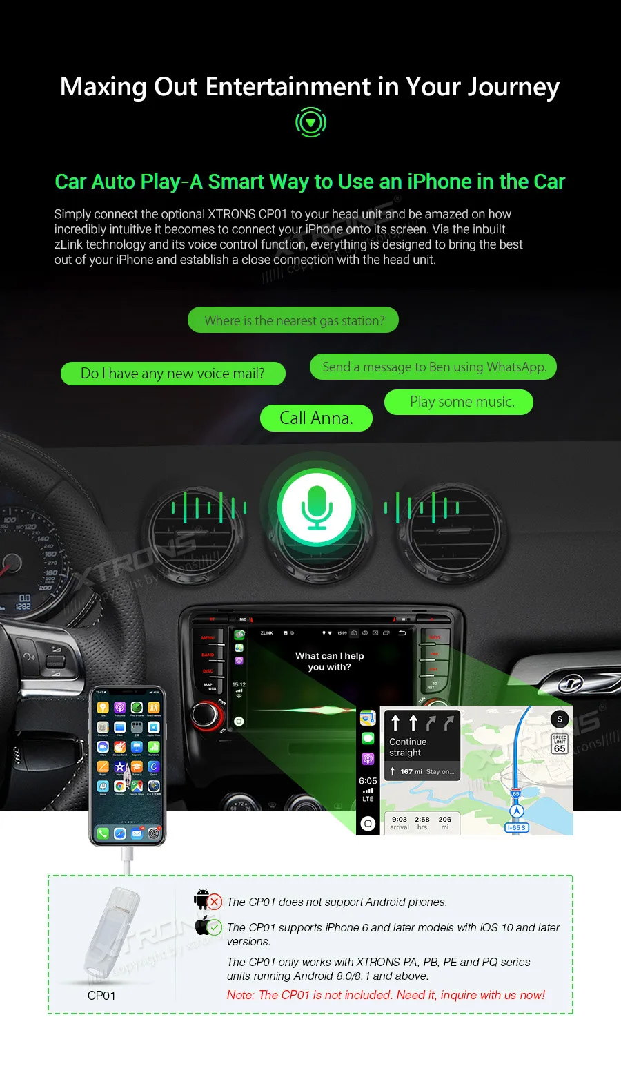 Top XTRONS Android 9.0 PX5 Octa Core GPS Navigation Radio Car DVD Player OBD for Audi TT MK2 8J 2006 2007 2008 2009 2010 2011 2012 13