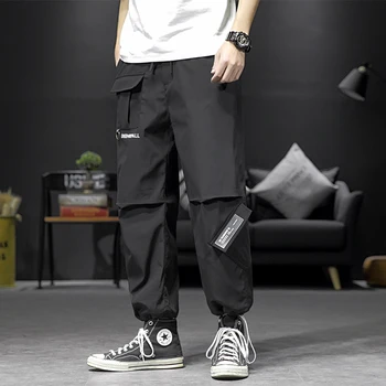 

100polyester cargo plus size japanese casual P6 mens pants casual brand pant for men