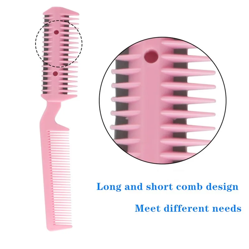 Триммер для бритвы расческа стрижки и филировки волос с лезвиями