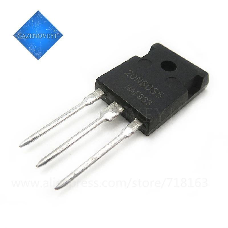 5pcs/lot SPW20N60S5 TO-247 20N60S5 TO247 SPW20N60 20N60 N-channel FET 600V 20A new original In Stock | Электронные компоненты и