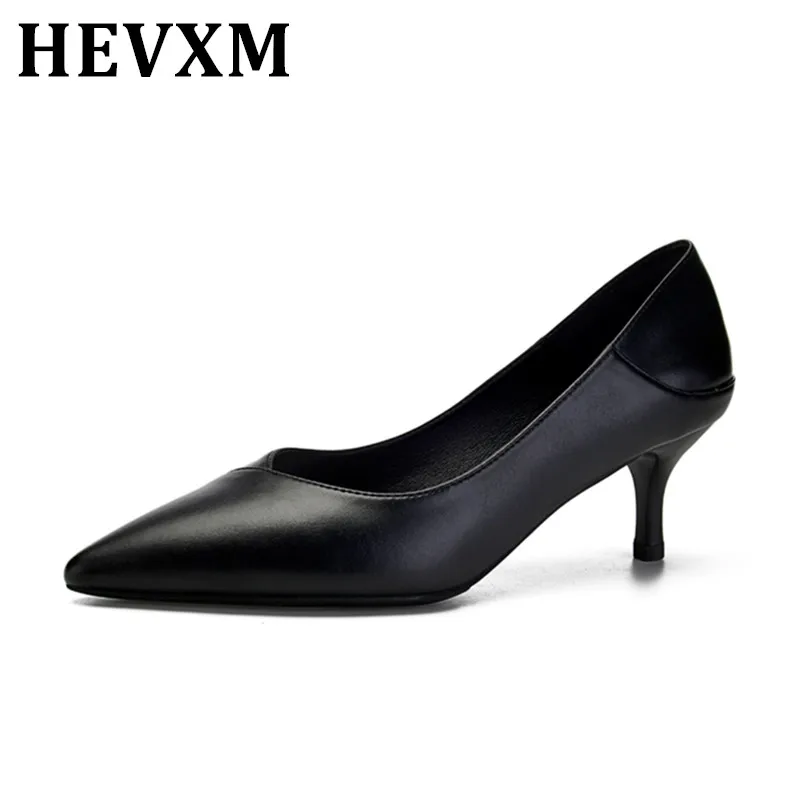 HEVXM/2020 осенне-весенние кожаные модные сексуальные туфли для вечеринок черного и