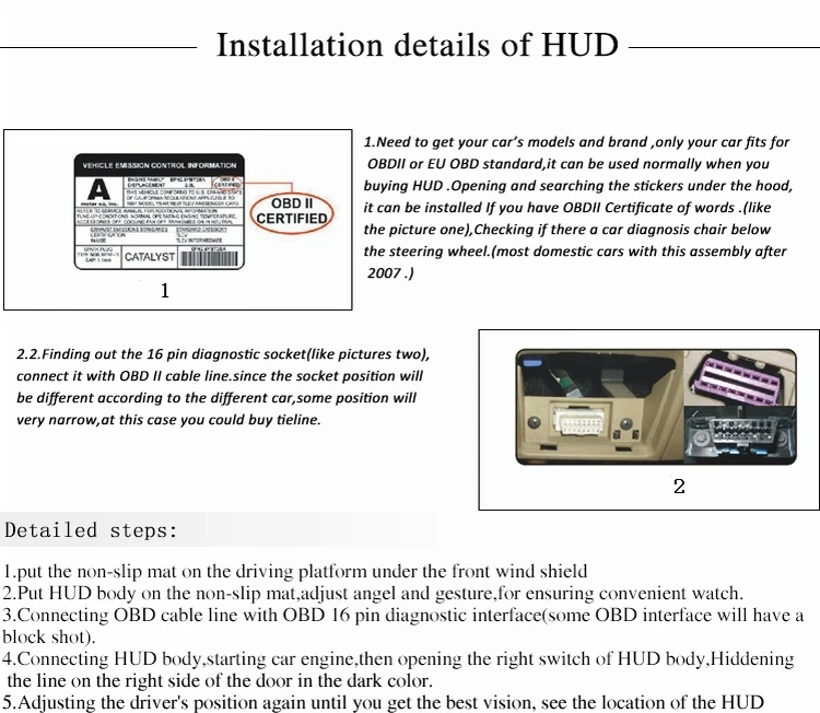 E300 HUD OBD2 дисплей автомобиля velocidad proyector OBD UE MPH км/ч цифровой Coche velocimetro en el parabrisas Proyector