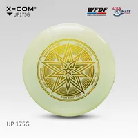 X-COM Professional Ultimate Flying Disc Certified by WFDF For Ultimate Disc Competition Sports 175g 1