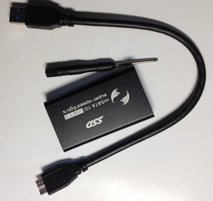 "E ZHOU" EZHE23314 mSATA к USB3.0 мобильный жесткий диск коробка, SSD твердотельный диск коробка M2 NGFF к USB3.0