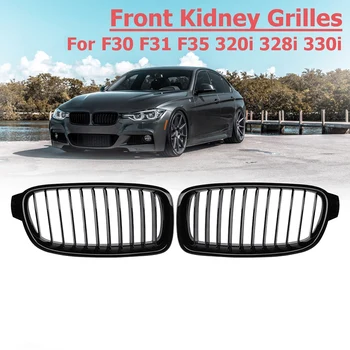 

Gloss Black F30 Grille, ABS Front Replacement Hood Kidney Grill for BMW 3 Series F30 F31 F35 320I 325I 328I 335I 2012-2016