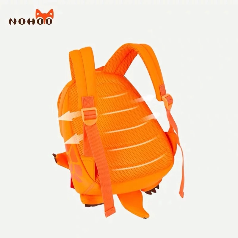 NOHOO, Детская сумка для мальчиков, 3D динозавр, школьные сумки, высокое качество, рюкзак для детского сада, водонепроницаемая дорожная сумка для детей 2-7 лет, mochila