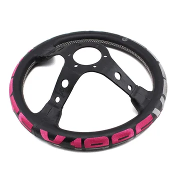 

New Car Steering Wheel 13inch 320mm Racing PVC Steering Wheel Sport With Embroidery Universal Accessiores For BMW GK5 Subaru