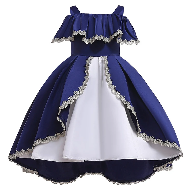 Г.; платье для девочек с одним плечом; vestido infantil; элегантное платье; Детские платья; Одежда для девочек; платье принцессы; Вечерние платья на свадьбу