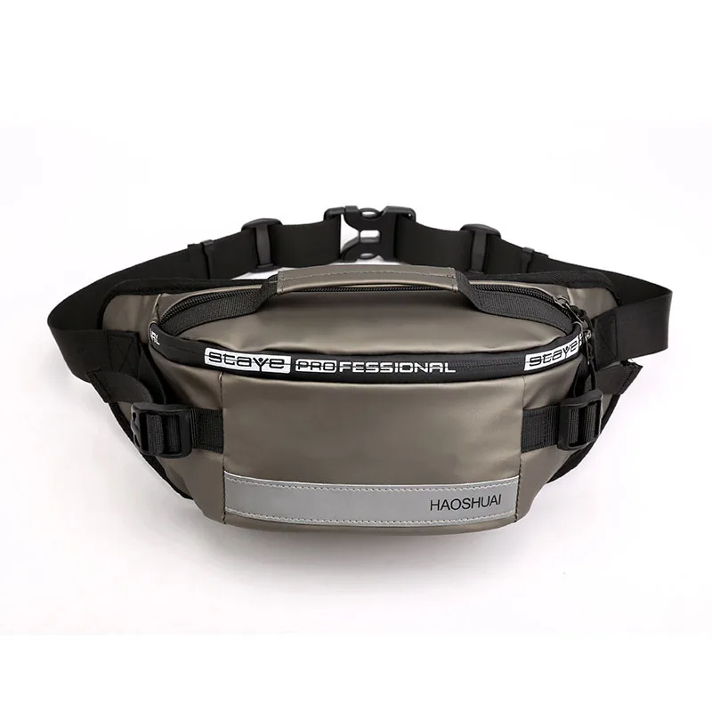 Khaki Waist pack Новая мужская Fannypack модная сумка для женщин нагрудная сумка для активного отдыха унисекс светящиеся банановые сумки почек высокой емкости Водонепроницаемые сумки через плечо - Цвет: Khaki Waist pack