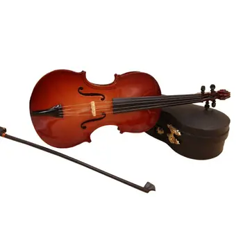 

10cm Miniature Violin Model Replica with Bow Stand Case Mini Musical Instrument Ornaments Christmas Gifts