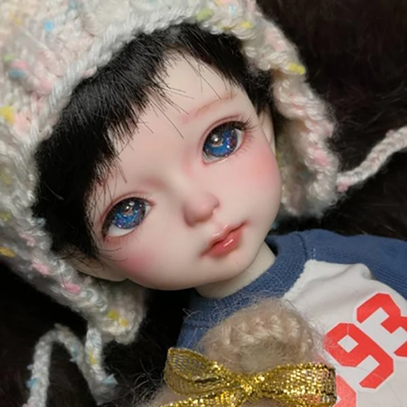 Allaosify BJD парик для 4-5 "High Температура волокно работает ребенок wigsr для кукол bjd волос