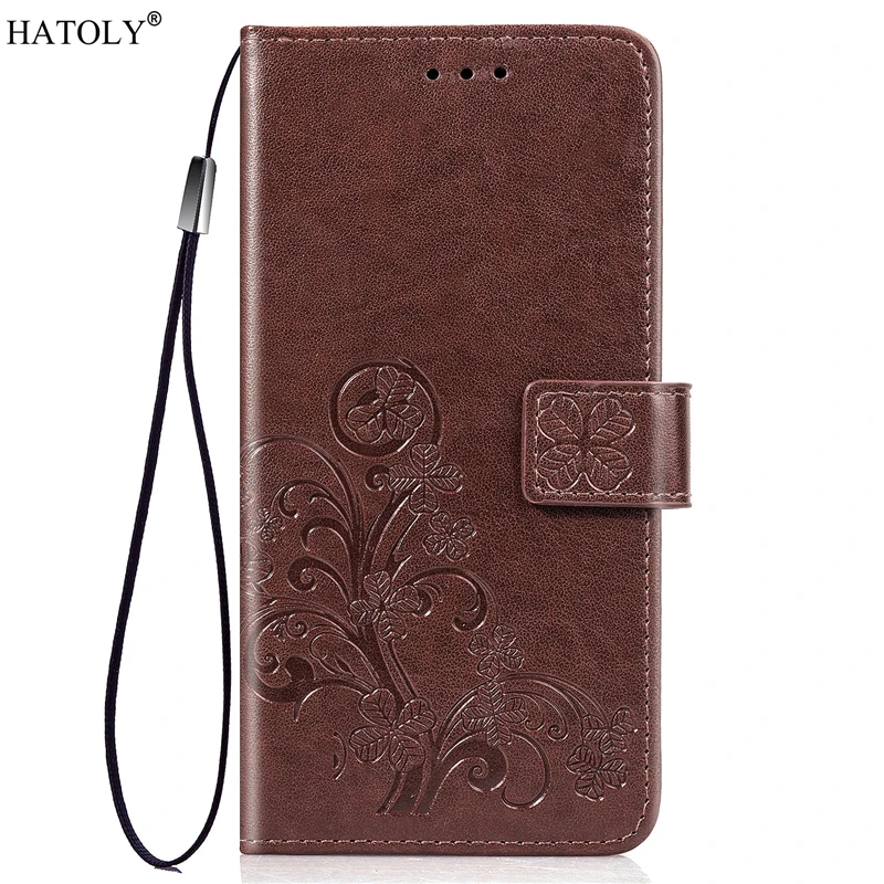Brown Для Xiaomi Redmi Note 8 чехол-книжка, кожаный чехол для Redmi Note 8, чехол-кошелек, сумка, чехол для телефона, чехол из ТПУ для Xiaomi Redmi Note 8 - Цвет: Brown