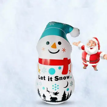 

Cute cartoon Snowman Christmas Inflatable Snowman Tumbler Lovely Shape Vivid home Christmas decoration Ornaments