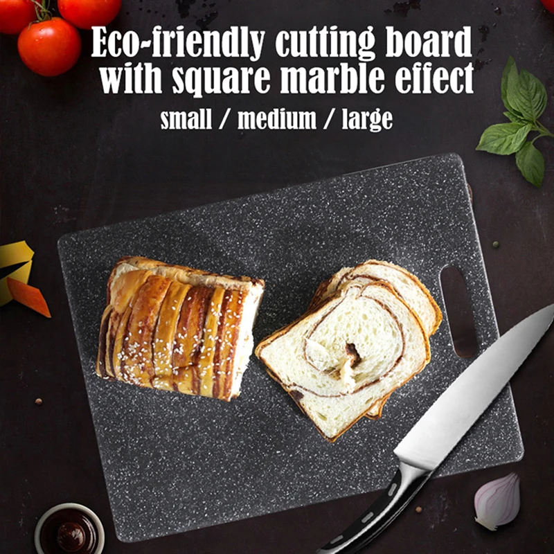 1 шт. мраморная стильная пластиковая разделочная доска с противоскользящим