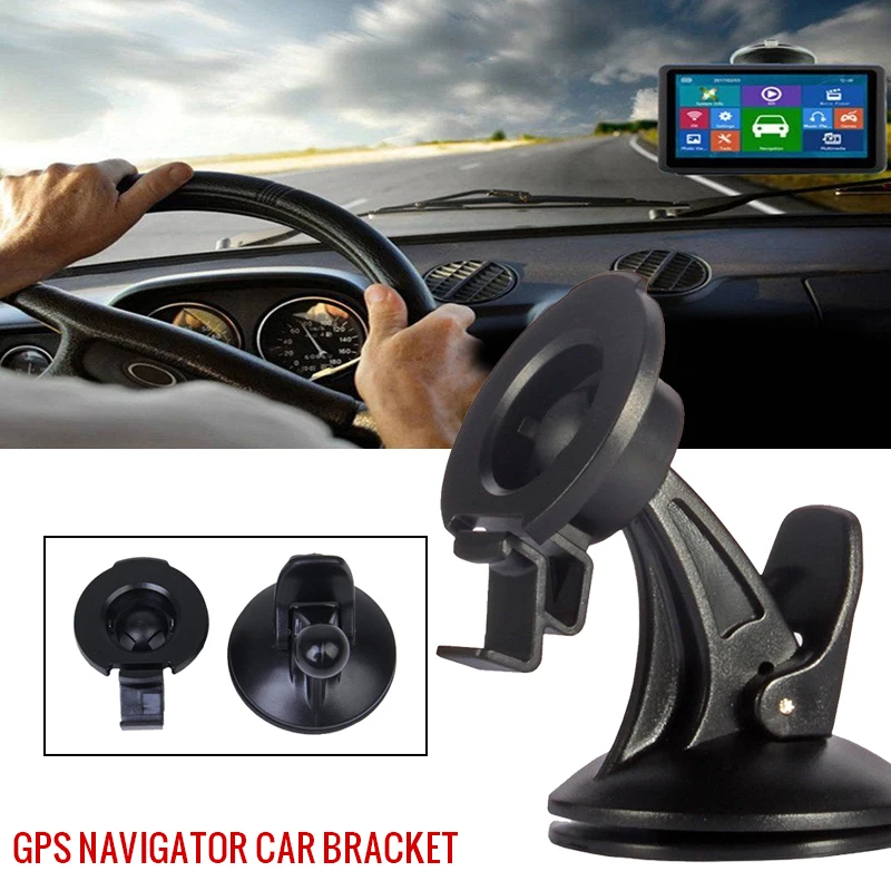 Mount Holder Car Mount Holder Universal Auto Mount Holder Navigation HUD Design Black Durable for Garmin Nuvi