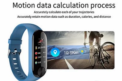 Умный Браслет фитнес-трекер красочный экран OLED smartBracelet частота сердечных сокращений сообщения кровяное давление водонепроницаемый smartband