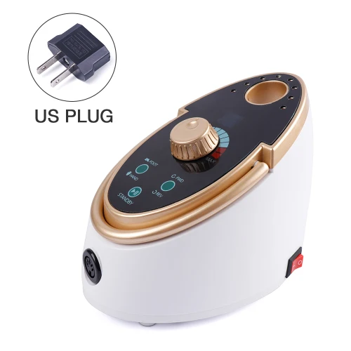 Gold US Plug ForeverLily электрическая дрель для ногтей 35000 об/мин 65 Вт маникюр педикюр машина для Гель-лак для нейл-арта с керамической головкой для ногтей - Цвет: Gold US Plug