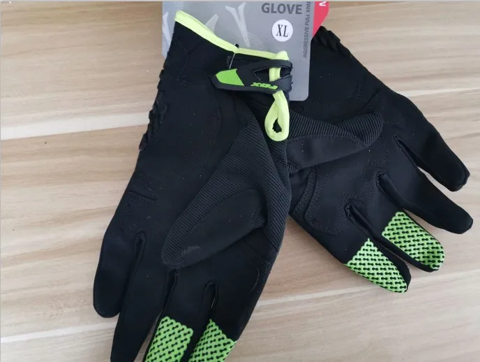 Мотогонок Handschoenen Koolstofvezel Lederen Bomber Handschoenen MX ATV Мотокросс Bike Beschermende Apparatuur