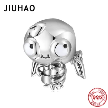 

New 925 Sterling Silver Creative Forest Elf beautiful Charms fits Original Bracelet Designer Fine Jewelry making