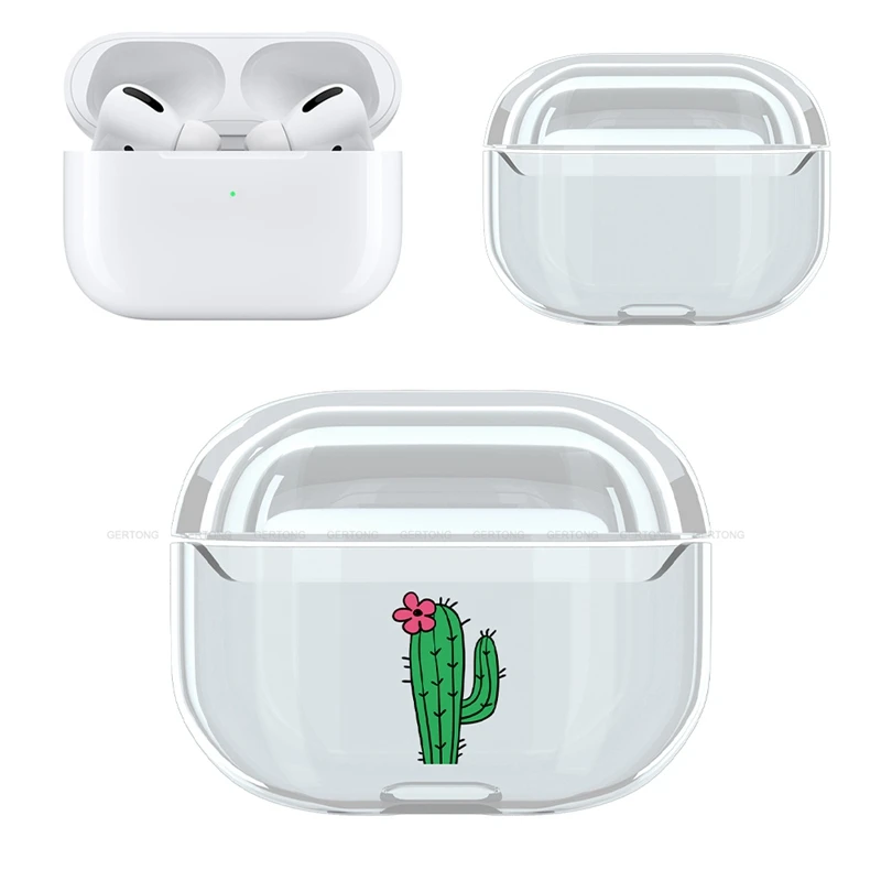 Прозрачные чехлы для наушников для Apple AirPods Pro, 3-е зарядное устройство, милый жесткий чехол из поликарбоната с кристаллами для Airpods 2nd 1, чехлы