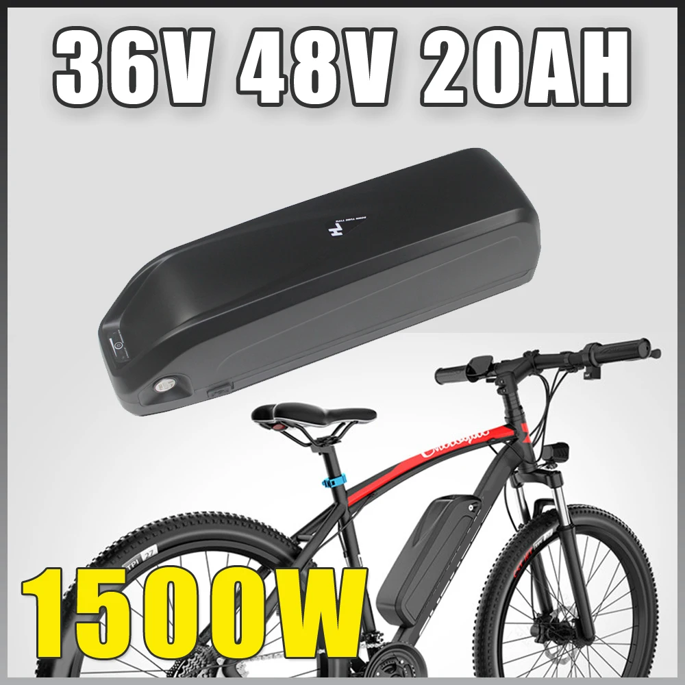 

48V 17AH E Bike Battery Hailong EBike with 30A BMS for 750W BBS02 1000W BBSHD Bafang Bicycle Motor