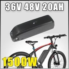Hailong-batería para bicicleta eléctrica, 48V, 17AH, 30A, BMS, para Motor de 750W, BBS02, 1000W, BBSHD, Bafang