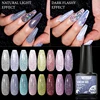MTSSII 24/60/66PCS Pure Color Gel Nails Polish Set Soak Off UV Glitter Gel Varnish Semi Permanent Base Top Matte Nail Lacquers 5