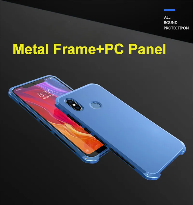 Металлический Чехол mi x 2s для Xiaomi mi 8 чехол с алюминиевой рамкой Жесткий Чехол для Xiaomi mi 6 Чехол mi 8 SE Coque mi x 2S 2 Fundas