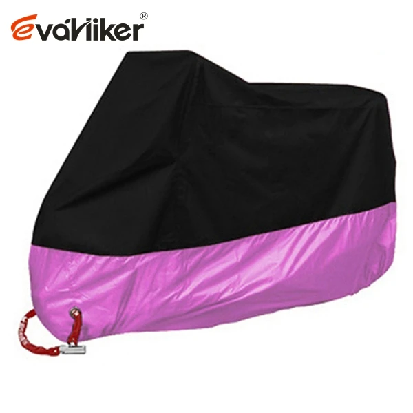 M-4XL Motorcycle Cover Motor Scooter Cover Universal Outdoor Uv Protector Season Waterproof Bike Rain Dustproof interchangeable Pink