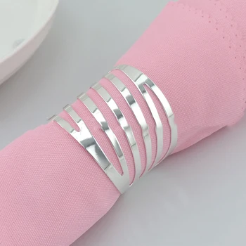

12pcs Napkin Rings Serviette Holder Dinner Wedding Towel Ring Party Table Decor
