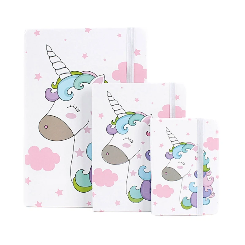 

1 PCS Cute Kawaii Unicorn Printing Notebook Cartoon Diary Planner Notepad For Kids Gift Korean Student Office School Stationery