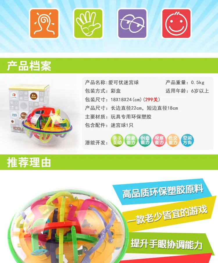 299 off Perplexus вызов образовательный просвещение игрушка фантазия интеллект мяч 3D интеллект Камера трек стерео лабиринт 939