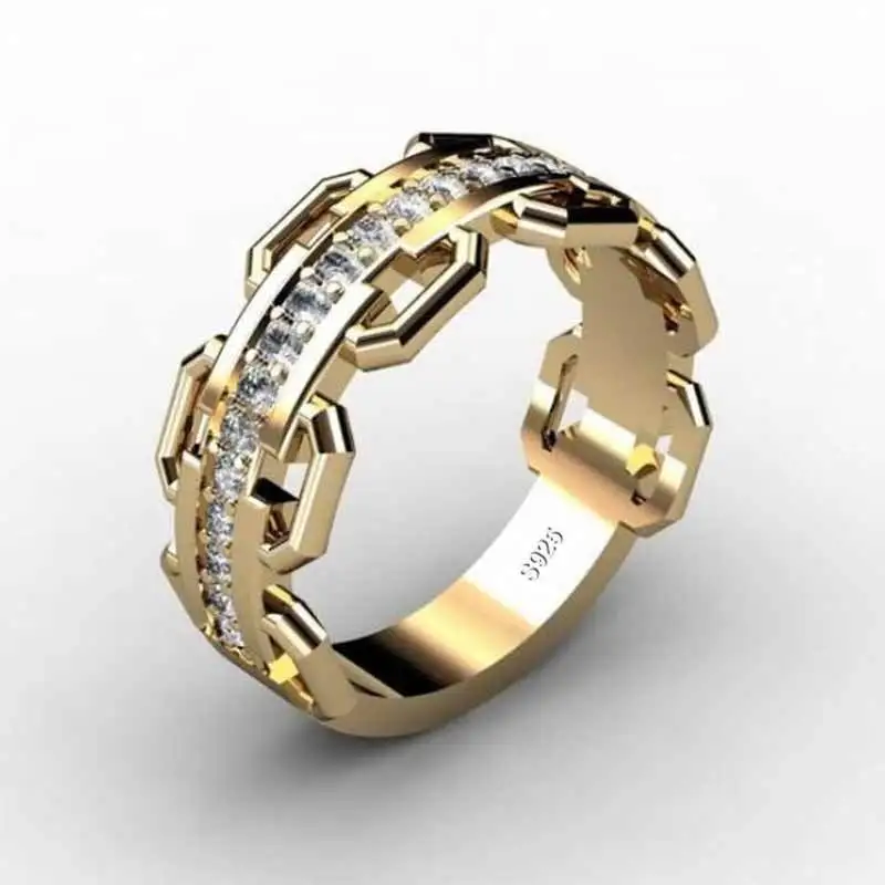

Simple Female Round Zircon Stone Ring AAA Zircon Engagement Ring Vintage Party Wedding Rings For Women