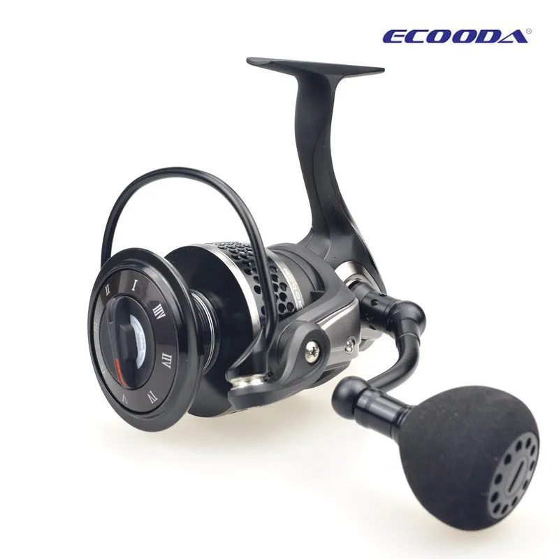 ECOODA Black Hawk II 1500-5000 металлическая катушка спиннинга для морской рыбалки/Пресноводная лодка рок-бас приманка для ловли на крючок - Цвет: 5000Series