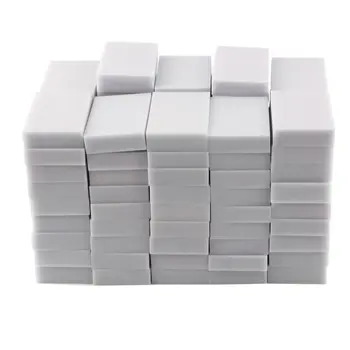 

100pcs Magic Sponge Cleaner Super Decontamination Eraser Melamine Kitchen Office Bathroom Cleaning Tool 100x60x20mm New Hot!